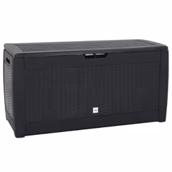 vidaXL Garden Storage Box Outdoor Cushion Deck Chest Patio Tool Pillow Chest - anthracite