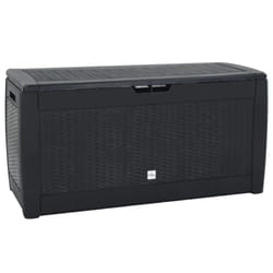 vidaXL Garden Storage Box Outdoor Cushion Deck Chest Patio Tool Pillow Chest - anthracite