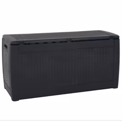 vidaXL Garden Storage Box Outdoor Cushion Deck Chest Patio Tool Pillow Chest - anthracite