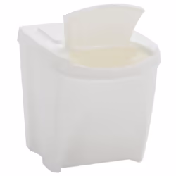 vidaXL 3x Stackable Garbage Bin Boxes White 75 L Polypropylene Garbage Can - Additional view 5