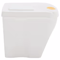 vidaXL 3x Stackable Garbage Bin Boxes White 75 L Polypropylene Garbage Can - Additional view 6