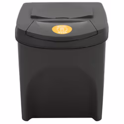 vidaXL Stackable Dustbins Outdoor Rubbish Bin Trash Waste Garbage Bin 4 pcs - grey, 100 L - Additional view 5