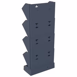 vidaXL 4x Vertical Garden Plant Set Anthracite Polypropylene Flower Pot Stand - Additional view 4