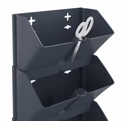 vidaXL 4x Vertical Garden Plant Set Anthracite Polypropylene Flower Pot Stand - Additional view 6