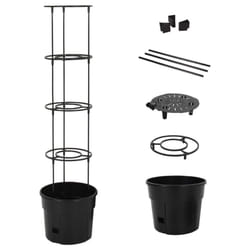 vidaXL Tomato Grower Anthracite Polypropylene Planter Ã 29.5x115 cm/Ã39x150 cm - Ã29.5x115 cm