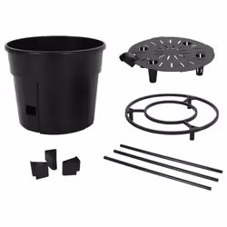 vidaXL Tomato Grower Anthracite Polypropylene Planter Ã 29.5x115 cm/Ã39x150 cm - Ã29.5x115 cm - Additional view 4