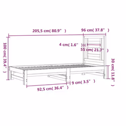 VidaXL 3108603 sofa Sofa bed White - Additional view 8