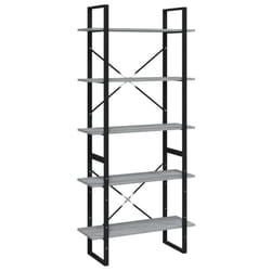 vidaXL Book Cabinet Storage Rack Bookcase Book Shelf Rack Engineered Wood - Grey sonoma