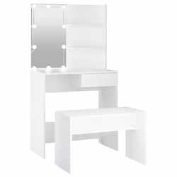 VidaXL 3114107, White, Wood, 1 pc(s)