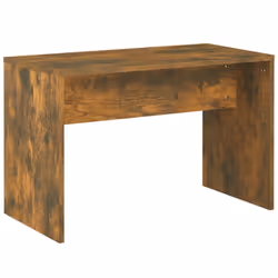 vidaXL Dressing Table Set with LED Smoked Oak Engineered Wood Makeup Table - Additional view 8
