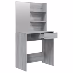 vidaXL Dressing Table Set HomeVanity Table Makeup Vanity Desk Cosmetic Table - Grey sonoma - Additional view 7