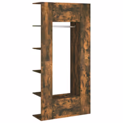 vidaXL 1/2x Hallway Cabinets Engineered Wood Indoor Furniture Multi Colours - Smoked oak