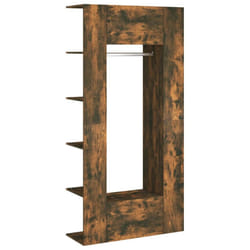 vidaXL 1/2x Hallway Cabinets Engineered Wood Indoor Furniture Multi Colours - Smoked oak