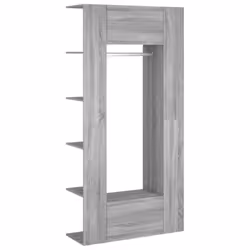 vidaXL 1/2x Hallway Cabinets Engineered Wood Indoor Furniture Multi Colours - Grey sonoma