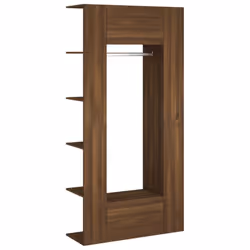 vidaXL 1/2x Hallway Cabinets Engineered Wood Indoor Furniture Multi Colours - Brown oak