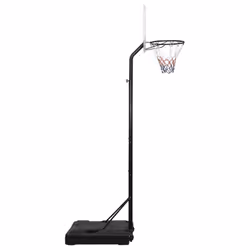 vidaXL Basketball Stand 282-352cm Polyethene Basketball Hoop Stand Black/White - white - Additional view 2