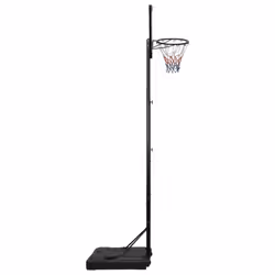 vidaXL Basketball Stand Transparent 280-350 cm Polycarbonate Basketball Post
