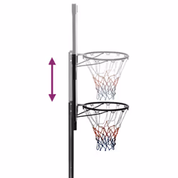 vidaXL Basketball Stand Transparent 280-350 cm Polycarbonate Basketball Post - Additional view 6