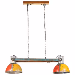 vidaXL Industrial Hanging Lamp 25 W Multicolour 111 cm E27 Ceiling Lamp Shad