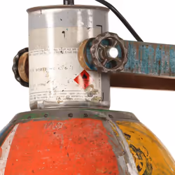 vidaXL Industrial Hanging Lamp 25 W Multicolour 111 cm E27 Ceiling Lamp Shad - Additional view 4
