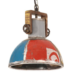 vidaXL Industrial Hanging Lamp 25 W Round E27 Light Multi Colours Multi Sizes - 30 cm