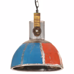 vidaXL Industrial Hanging Lamp 25 W Round E27 Light Multi Colours Multi Sizes - 30 cm