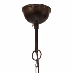 vidaXL Industrial Hanging Lamp 25 W Round E27 Light Multi Colours Multi Sizes - 30 cm - Additional view 5