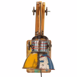 vidaXL Wall Lamp Industrial Style Multicolour Round E27 Bedside Wall Lamp