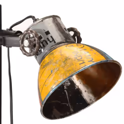 vidaXL Floor Lamp with 2 Lampshade Multicolour E27 Reading Vintage Look Lamp - Additional view 5