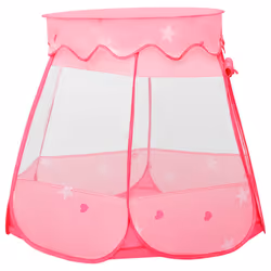 vidaXL Children Play Tent Indoor Outdoor Kids Play House Game Tent Ball Pit - Pink - Additional view 4