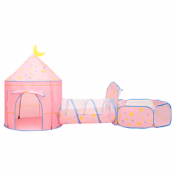 vidaXL Children Play Tent Pink Indoor Outdoor Play House Game Tent Ball Pit - Additional view 4