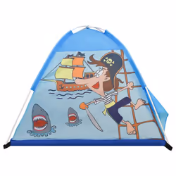 vidaXL Children Play Tent Blue Indoor Outdoor Play House Game Tent Ball Pit - Additional view 4
