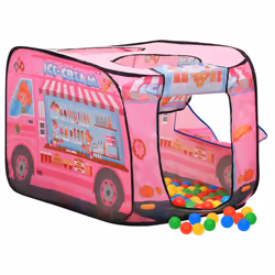 vidaXL Children Play Tent Pink Indoor Outdoor Play House Game Tent Ball Pit