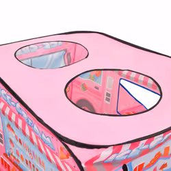 vidaXL Children Play Tent Pink Indoor Outdoor Play House Game Tent Ball Pit - Additional view 5