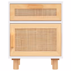 VidaXL 345606 nightstand/bedside table White - Additional view 4