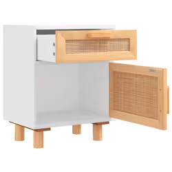 VidaXL 345606 nightstand/bedside table White - Additional view 5