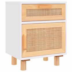 VidaXL 345607 nightstand/bedside table White - Additional view 4