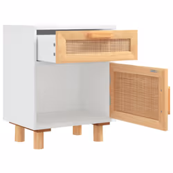 VidaXL 345607 nightstand/bedside table White - Additional view 6