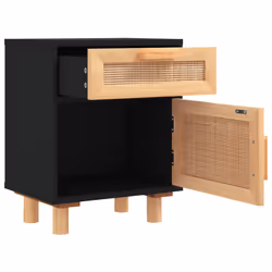 VidaXL 345608 nightstand/bedside table Black - Additional view 5