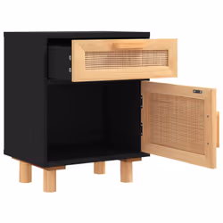 VidaXL 345609 nightstand/bedside table Black - Additional view 6