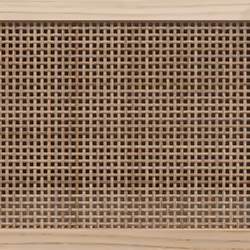 vidaXL TV Cabinet TV Stand Media TV Unit Solid Wood Pine and Natural Rattan - Black - Additional view 5