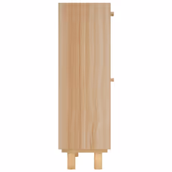 vidaXL Shoe Cabinet Engineered Wood and Natural Rattan Rack Multi Colours - brown - Additional view 5