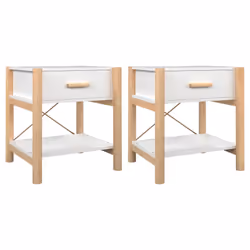 VidaXL 345655, White, 420 mm, 380 mm, 450 mm, 2 pc(s)