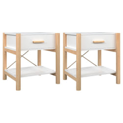VidaXL 345655 nightstand/bedside table White