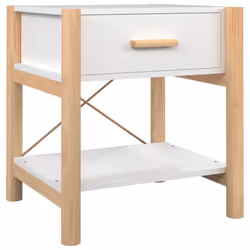 VidaXL 345655 nightstand/bedside table White - Additional view 5
