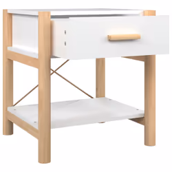 VidaXL 345655 nightstand/bedside table White - Additional view 8