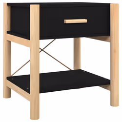 VidaXL 345657 nightstand/bedside table Black - Additional view 5