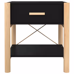 VidaXL 345657 nightstand/bedside table Black - Additional view 6