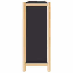 vidaXL Shoe Cabinet Engineered Wood Home Shoe Storage Organiser Multi Colours - black - Additional view 6
