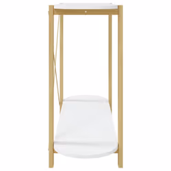 vidaXL Console Table Engineered Wood Side Sofa End Accent Table Multi Colours - white - Additional view 5